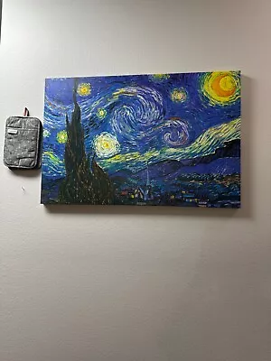 Starry Night Canvas Print Of Van Gogh Oil Paintings Reproduction Modern Canvas P • $60