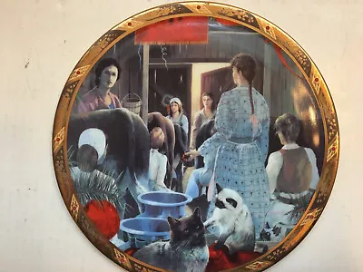 Mario F. Fernandez Twelve Days Of Christmas Plate Eighth Day 1991 • $9.99