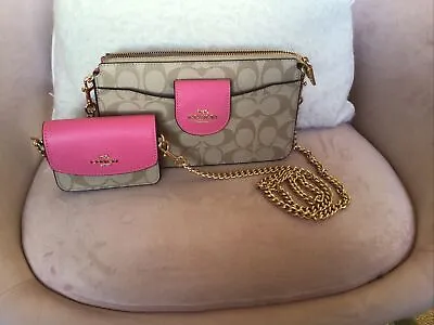 Coach ‘Poppy’ Crossbody Bag With Attached Cardholder - NWT • $250