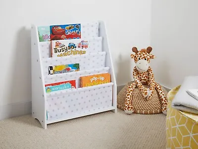 Children's Kids Hammock Stars Design Bedroom Nursery Storage Unit Book • £15