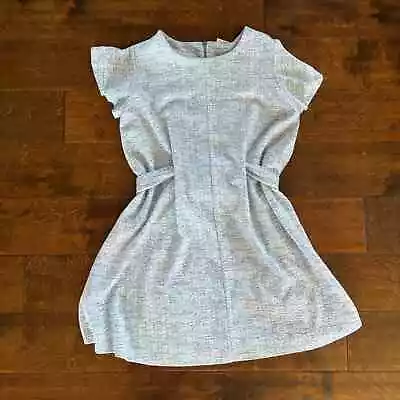 Zara Girls 13/14 XL Short Sleeve Formal Blue Dress • $21.95