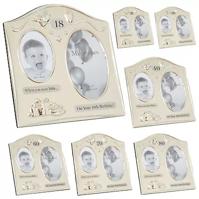 Double Photo Frame - When You Were Little / On Your Birthday - Choose Age • £19.94