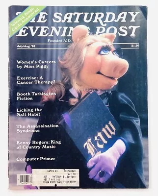 Saturday Evening Post Magazine July 1981 Miss Piggy Law Muppets • $15.96