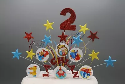 Birthday Cake Topper Stars On Wires Twirlywoos 1st 2nd 3rd 4th 5th 002 • £14.99