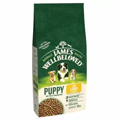 James Wellbeloved Puppy Lamb And Rice Dry Dog Food 15kg • £63.99