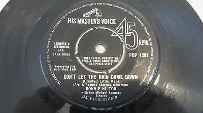 £3 • Buy Ronnie Hilton Don't Let The Rain Come Down 7  1964 **VG+**FREE POST*