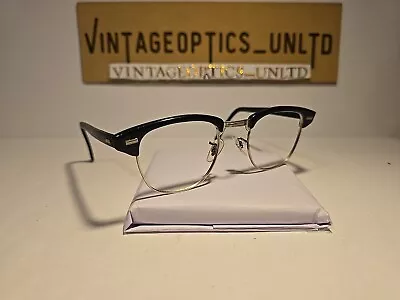 Shuron Vintage 12k.g.f Browline G Man Alum Eyeglasses Frame • $129.99