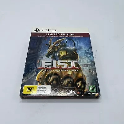 F.I.S.T.: Forged In Shadow Torch Limited Edition NEW PS5 Game Steelbook FIST • $57.79