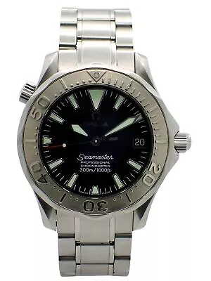 OMEGA Seamaster Professional 300m Mid Size Automatic Date Watch 2236.50 Serviced • $2966.85