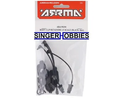 Arrma ARA390294 8S BLX 1/5 Scale Body Clip Retainers (4) NEW IN PACKAGE HH • $10.49