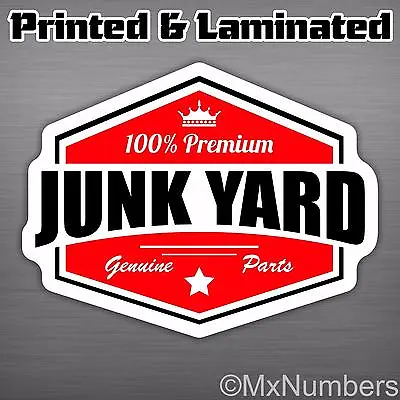 $11.99 • Buy Genuine Junk Yard Parts Sticker Decal Vintage Hot Rod Bug Bus Race 4x4 Built VW