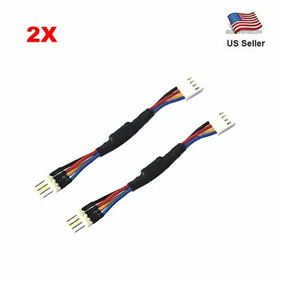 4 Pin Male To Female Connector PC Fan Speed Extension Cable - 2pcs • $5.98