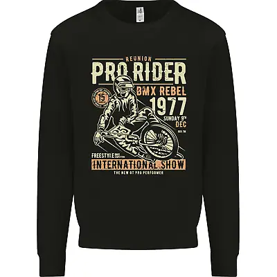 BMX Pro-Rider 1977 Cycling Bike Bicycle Mens Sweatshirt Jumper • $35.84