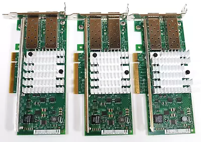 Lot 3x Dell Intel X520-DA2 Dual Port Converged Network Adapter • $31.99