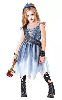 Rubie's Official Miss Halloween Gothic Bride Prom Queen Halloween Childs Costum • £16.36
