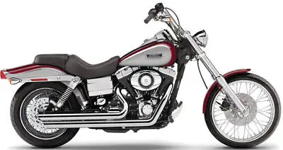 Cobra Speedster Slashdown Exhaust System Chrome #6858 Harley Davidson Dyna • $678.97