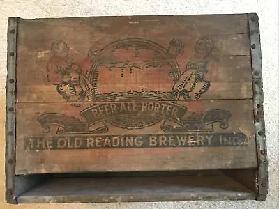 Old Reading Brewery Vintage Wood Crate Reading Pa. Beer. Ale. Porter • $95
