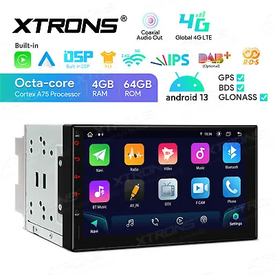 8-Core 7  Double 2DIN Car Stereo Wireless CarPlay & Android Auto Radio GPS WiFi • $229.99