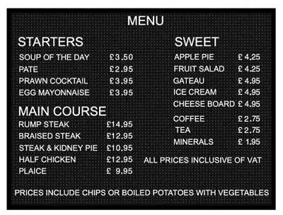 £129 • Buy Peg Letter Board Kits - Large Display Restaurant, Deli, Shop, Menu 