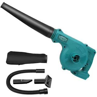 Cordless Air Blower Suction Garden Leaf Snow Dust Vacuum Cleaner For Makita 18V • £13.09