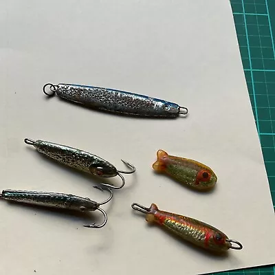 5 X VINTAGE FISHING LURES Unknown Brands • $10