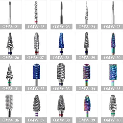 Nail Drill Bits Cuticle Manicure Machine Cutter Diamond File Gel Polish Tools • $6.37