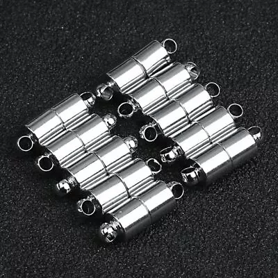 Round Heart Strong Magnetic Clasps End Clasp Connectors DIY Bracelet 5-10 Sets • $12.22