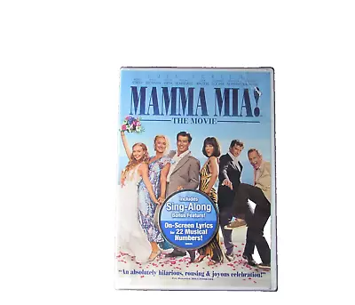 Mamma Mia! The Movie Full Screen DVD With Sing Along-NEW • $5.99