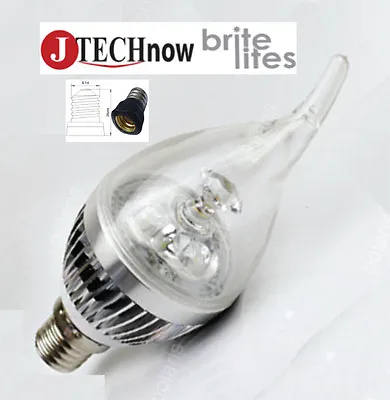 New E14 E12 Candle 6W Cool White Light Super Energy Saving LED Bulb • $7.99