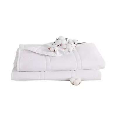 Dreamz Weighted Blanket Summer Cotton Heavy Gravity Adults Deep Relax Relief 7KG • $75.99