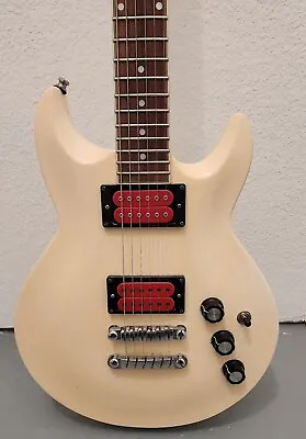 Ibanez White Double Cutaway Guitar W/USA Dimarzio Pickups And New CTS 500k Pots • $365