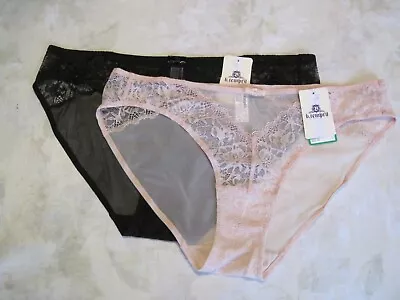 NWT B.tempt'd Wacoal Lace Encounter Panties Size Large In Rose Smoke Bikini • $10