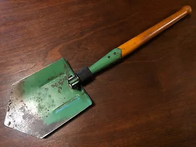 Vintage 70s 80s Romanian Army Military Surplus E-Tool Folding Shovel • $40