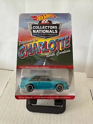 Hot Wheels 22nd Annual Collectors Nationals 1993 Ford Mustang Cobra R N10 • $189.99