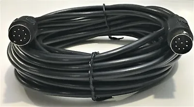 Din 8 Pin Large Din Male-Male 12 Ft Speaker Data Connecting Wire Cable • $10.99