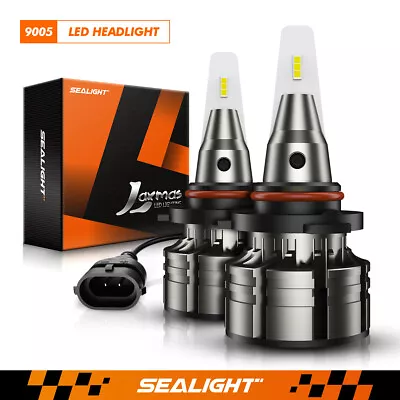 SEALIGHT 9005 LED Headlight Bulb 22000LM Kit High Beam White Super Bright 6500K • $18.99