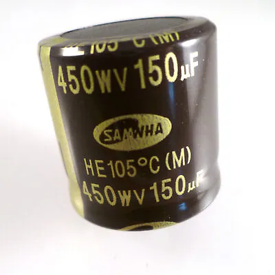 £8 • Buy Samwha HE2W157M30030HA100 Electrolytic Capacitor 450V 150uf 105'C OL0253