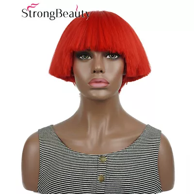 Short Unique Razor Cut Mushroom Wig For Women Synthetic Hair Wig • $21.99