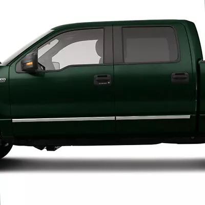 Body Side Molding For 2009-2014 Ford F-150 Crew Cab [Stainless Steel] 4p • $94.69