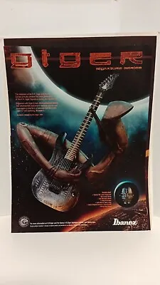 Ibanez Guitars H.r. Giger Art Guitar Ad   11x8.5 - Print Ad. 7 • $7.96