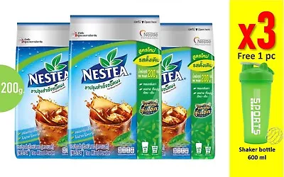 3x200 G Free 1 Shaker NEW Pack Nestle Nestea Unsweetened Instant Mix Iced Tea • $59.90