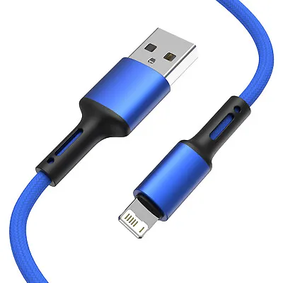 Fast Charging USB Cable For IPhone 5 6 7 8 XS 11 12 13 14 Charger Data Sync Lead • £4.92
