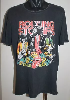 The Rolling Stones 78 US Tour T-Shirt Size XL 2019 Musidor • $34.99