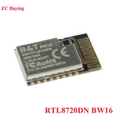 BW16 RTL8720DN Dual-band WiFi Wireless Bluetooth IIC I2C/SPI/UART/PWM 2.4G 5G  • $7.06