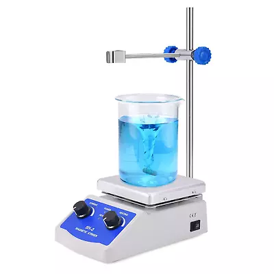 Slendor Magnetic Stirrer Hot Plate Mixer 1000ml Stirring Capacity 5 X 5 Inch Max • $79.33