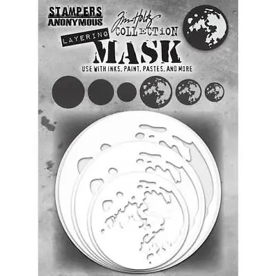 Tim Holtz Layering Mask Set 6pcs - Moon MSK01 • £7.99