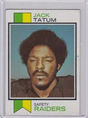 1973 Topps Jack Tatum Rookie #288 EX-MT. Raiders FREE SHIPPING • $9.99