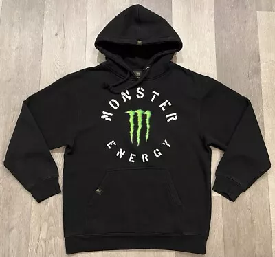 Monster Energy Official Merchandise Men’s Black Logo Hoodie - Large • $34