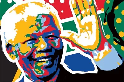 Mandela - Pop Art - Luxurious Lithography (8.5X11 Inches) Numbered And Sign • $18.83