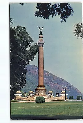 Battle Monument Memorial Civil War West Point NY Chrome Postcard Vtg Unposted • $4.88